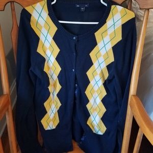 Gap Women's Argyle CardiganSweater